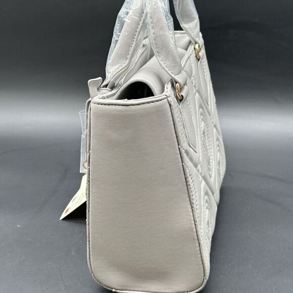 Valentino Orlandi V-2012 Light Grey Quilted Handbag NWT in packaging - Picture 3 of 10